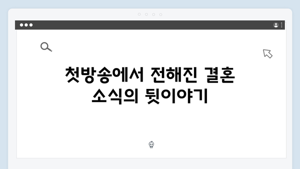 대통령실 대변인과 수어통역사의 비밀스러운 결혼 지금 거신 전화는 첫방송