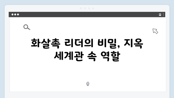 지옥 시즌2 문근영의 파격 변신: 햇살반 선생에서 화살촉 리더로