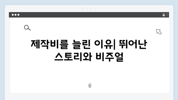 오징어게임 시즌2 제작비 분석: 대규모 투자의 내역과 기대효과