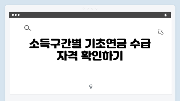 2024 기초연금 한도액: 소득구간별 상세안내