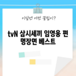 tvN 삼시세끼 임영웅 편 명장면 베스트