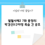 열혈사제2 7화 총정리: 박경선X구자영 목숨 건 공조