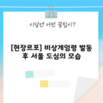 [현장르포] 비상계엄령 발동 후 서울 도심의 모습