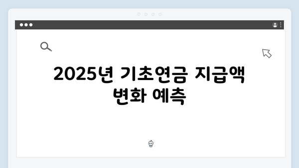 기초연금 신청 전 꼭 확인할 사항: 2025년 기준