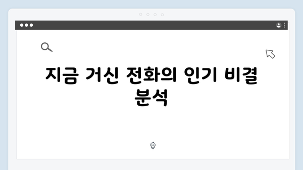 유연석x채수빈 지금 거신 전화는 4회 시청률 최고기록, 충격적 반전