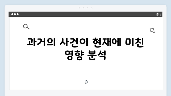 지금 거신 전화는 5화 스토리, 백사언의 과거와 현재가 맞물리다