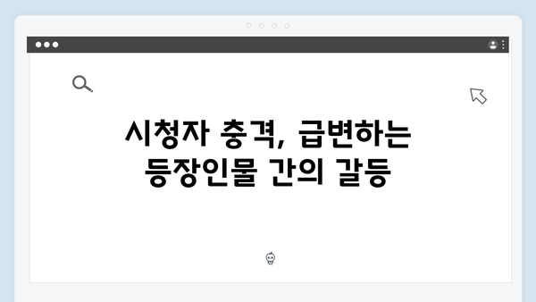 MBC 지금 거신 전화는 5화 충격 반전, 백사언x홍희주 관계 급변화