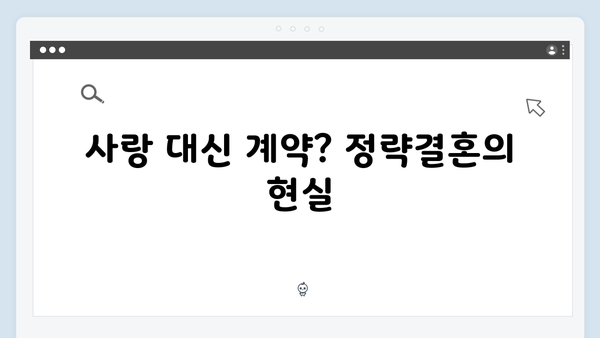 지금 거신 전화는 첫방송 하이라이트 - 정략결혼 부부의 충격적인 비밀