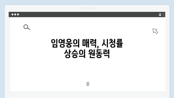 삼시세끼 임영웅 편 시청률 12.2% 기록의 비결