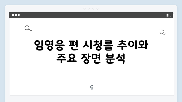 삼시세끼 Light 임영웅 편 시청률 분석과 화제성 정리