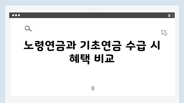 노령연금과 기초연금 중복수급 가능할까? 2025년 기준