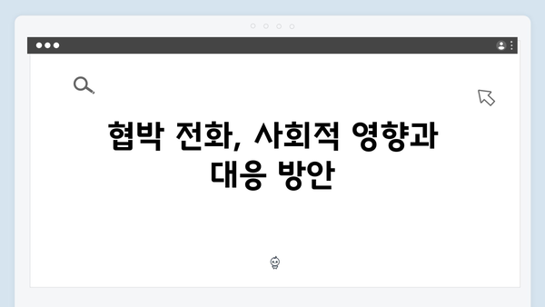 지금 거신 전화는 2회 하이라이트, 폭발물 테러와 협박 전화의 비밀