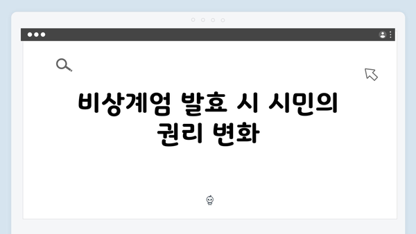 비상계엄 선포, 국가 주요 시설 통제의 실태와 예상