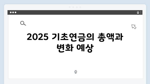 2025 기초연금 총액 얼마? 수급자격부터 신청방법까지