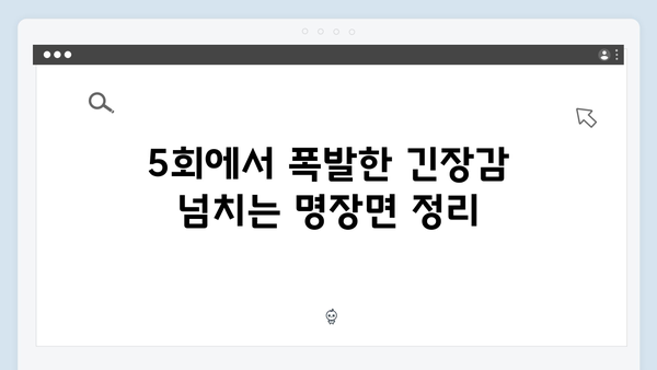 지금 거신 전화는 5회 명장면 모음, 협박자의 정체와 새로운 위협