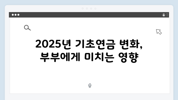 2025년 기초연금 수급자격 완벽정리: 부부 월 535,680원 받는법