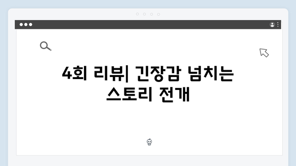 지금 거신 전화는 4회 리뷰, 홍희주의 위기와 백사언의 선택