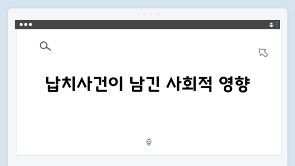 지금 거신 전화는 4회 핵심요약, 홍희주 납치사건의 전말