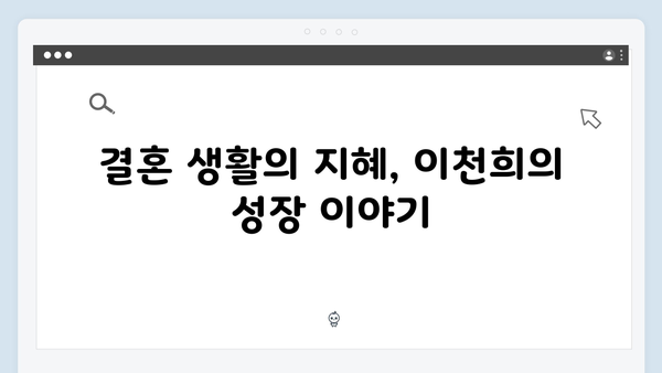 미운 우리 새끼 419화: 이천희의 결혼생활 위기 극복기