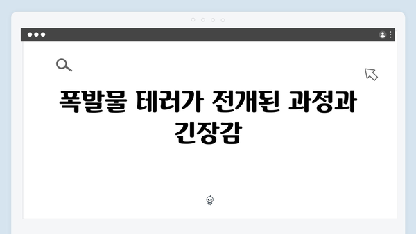 지금 거신 전화는 2회 최고 시청률 5.9% 기록, 폭발물 테러와 협박전화의 비밀