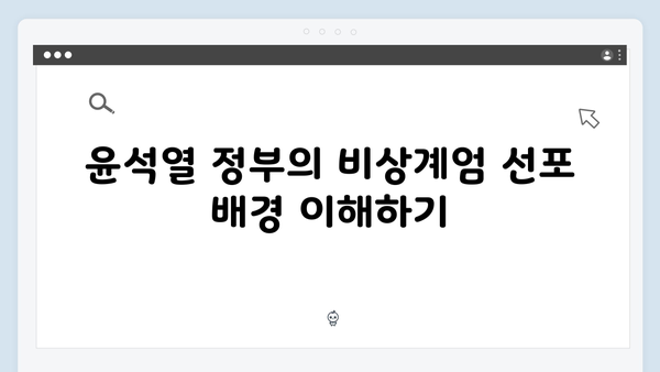 윤석열 비상계엄 선포: 자유 대한민국의 재건을 위한 결정