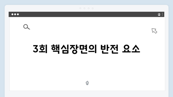 지금 거신 전화는 3회 핵심장면, 백사언의 아내 선언과 협박범의 등장