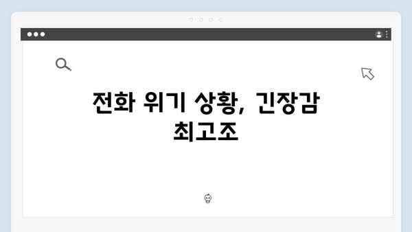 지금 거신 전화는 4회 하이라이트, 협박범과의 대결