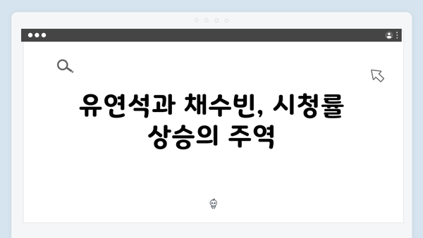 유연석x채수빈 지금 거신 전화는 5회 시청률 상승, 긴장감 최고조