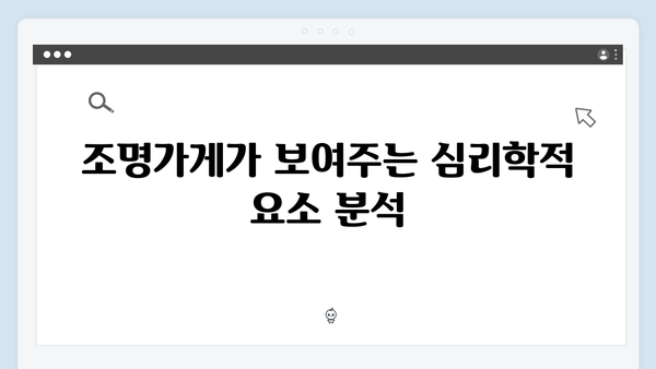 조명가게 2화 총정리: 윤선해의 공포 체험을 통해 본 인간의 심리