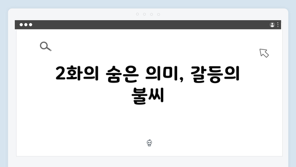 지금 거신 전화는 2화 관전포인트, 백사언의 의심과 홍희주의 반격