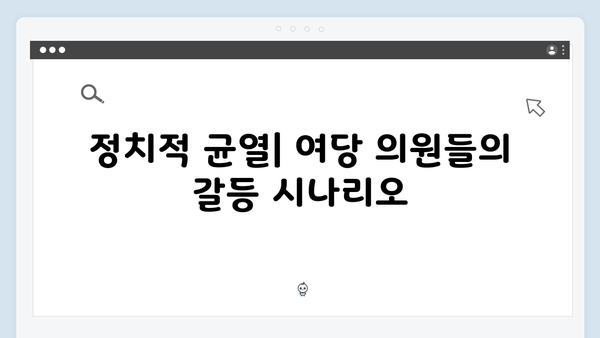 윤석열 대통령 비상계엄 선포: 여당 내부의 균열과 갈등