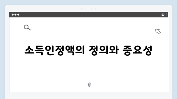 2025 기초연금 자격기준: 소득인정액 산정방법