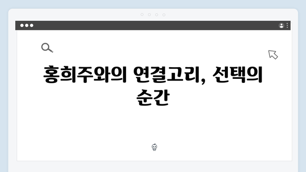 지금 거신 전화는 4회 핵심장면, 백사언의 과거와 홍희주의 비밀