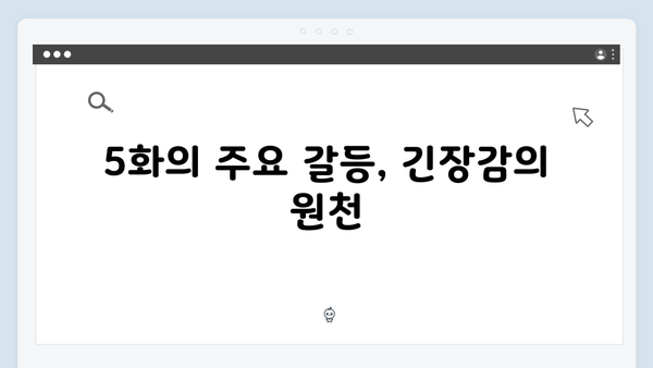 지금 거신 전화는 5화 스토리 해석, 협박자의 새로운 움직임