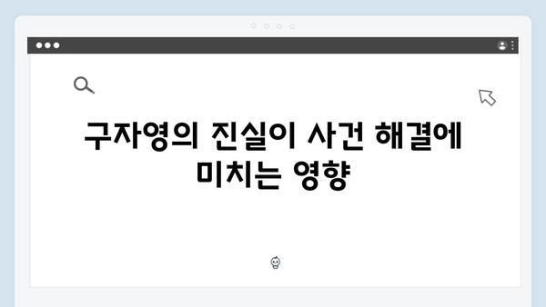 열혈사제 시즌2 7회 관전포인트: 구자영의 진실이 밝혀진다