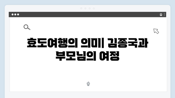 김종국의 대만 효도여행, 미운우리새끼 418회 총정리