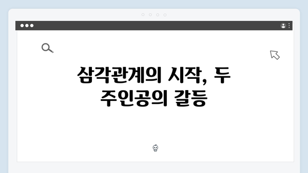 지금 거신 전화는 2화 완벽정리, 대학선배 지상우의 등장과 삼각관계