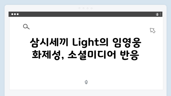 삼시세끼 Light 임영웅 편 시청률 분석과 화제성 정리