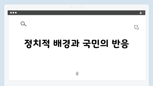 [여론조사] 비상계엄령에 대한 국민들의 찬반 의견