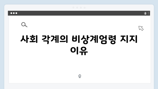 윤석열 정부의 비상계엄령: 지지와 반대 여론 분석