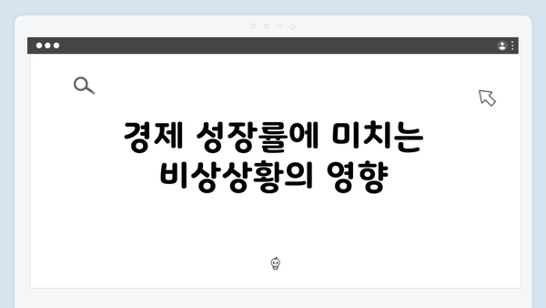 비상계엄 선포 후 경제적 영향: 시장의 반응과 예측