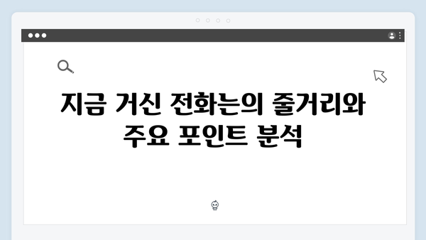 지금 거신 전화는 2회 최고 시청률 5.9% 기록, 폭발물 테러와 협박전화의 비밀