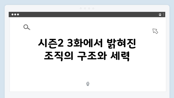 열혈사제 시즌2 3화 스포: 불장어 조직의 비밀