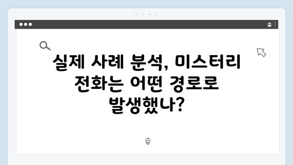 지금 거신 전화는 1화 미스터리 협박전화의 정체는?