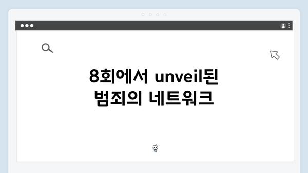 열혈사제2 8회 하이라이트: 마약 조직의 실체가 드러나다