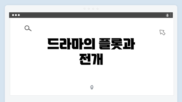 드라마의 플롯과 전개