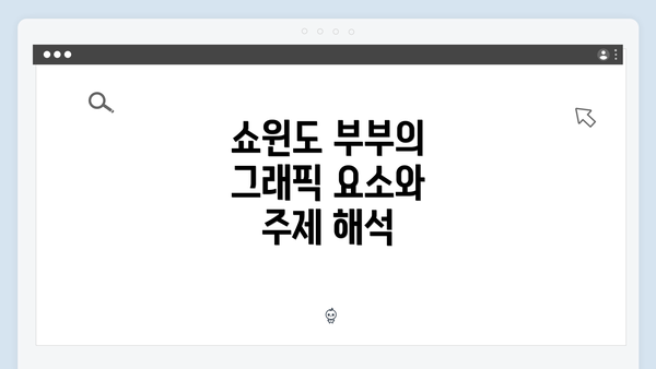 쇼윈도 부부의 그래픽 요소와 주제 해석