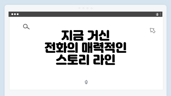 지금 거신 전화의 매력적인 스토리 라인