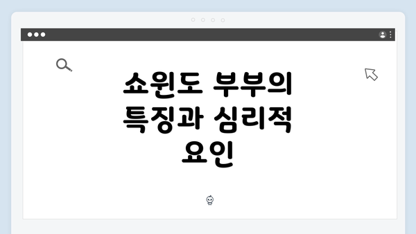 쇼윈도 부부의 특징과 심리적 요인