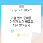 여행자 보험